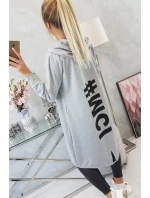 Šedá bunda s potlačou Šedá bunda s potlačou
