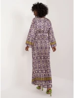 DHJ SK 16656 Šaty.13X tmavo fialová