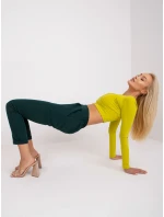 DHJ nohavice SP 13926.02 tmavo zelená