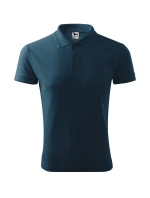 Pánska polokošeľa Pique námornícka modrá