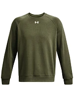 Pánska mikina Under Armour Rival Fleece Crew, khaki, 1379755, 390 Pánska mikina Under Armour Rival Fleece Crew, khaki, 1379755, 390