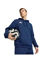 Pánska mikina adidas Entrada 26 Hoody navy blue JZ6583 pánske oblečenie
