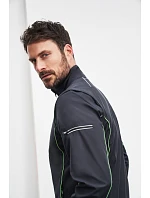 Daiber JN 1122 Pánska softshellová bunda s odnímateľnými rukávmi 02.1122 iron grey/green Daiber JN 1122 Pánska softshellová bunda s odnímateľnými rukávmi 02.1122 iron grey/green
