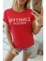 Limitovaná edícia červenej blúzky