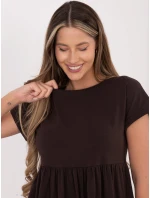 Šaty RV SK 5672.03P tmavohnedé Šaty RV SK 5672.03P tmavohnedé