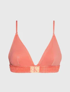 Dámsky vrchný plavkový diel bikín KW0KW01974 SM9 koralová - Calvin Klein