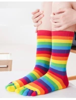 Podkolienky Rebecca 44005 Pruhované prsty 35-40 Podkolienky Rebecca 44005 Pruhované prsty 35-40