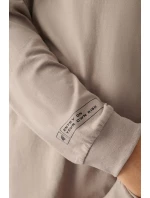 Koszulka Z Długim Rękawem Dla Chłopca Z Nadrukiem Regular 4F 4FJWAW24TLONM294-26S Szara