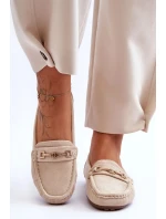 Dámske mokasíny FT247 / 181834 Light beige - Confly Dámske mokasíny FT247 / 181834 Light beige - Confly