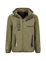 Geographical Norway Softshellová bunda Royaute DB 068 M WY1997H/GN-Kaki / Black