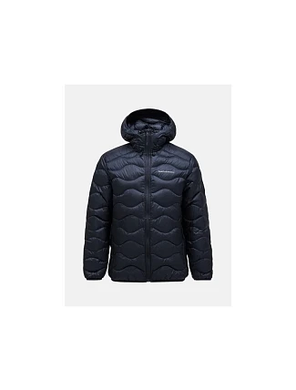 Pánska péřová bunda PEAK PERFORMANCE Helium Down Hood Jacket Men, čierna – XS