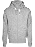 Promodoro 1650 Pánska mikina s kapucňou „X.O“ 40.1650 heather grey Promodoro 1650 Pánska mikina s kapucňou „X.O“ 40.1650 heather grey