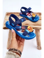 Dziecięce Sandałki Superman Grendene Kids JJ385050 Niebieskie