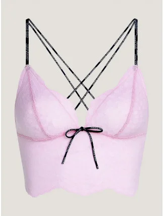 Dámsky top UW0UW04683 TOB sv. ružová - Tommy Hilfiger