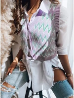 Dámska vesta LANI lilac FashionStreet MY1971