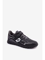Detská športová obuv pre mládež LOTTO KOBALTO 2601520 Black-Grey Detská športová obuv pre mládež LOTTO KOBALTO 2601520 Black-Grey