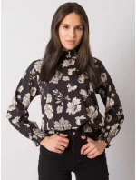 Blúzka DHJ BZ 8501.79 čierna a béžová