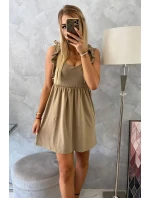 Šaty s volánmi 9082 ťavia - Kesi