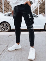 Pánske bojové nohavice čierne FashionStreet UX4306