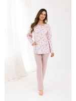 Pyžamo Regina 710 long/r M-XL Z25/26 dámske nezapínané