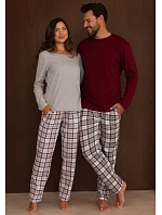 Pyžamo Regina 6006 s dlhými rukávmi, veľkosti S–2XL, Z26 Pyžamo Regina 6006 s dlhými rukávmi, veľkosti S–2XL, Z26