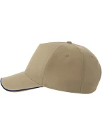 Atlantis Headwear Recy Five Piping – 5-panelová sendvičová čiapka 33.0282 khaki/navy Atlantis Headwear Recy Five Piping – 5-panelová sendvičová čiapka 33.0282 khaki/navy