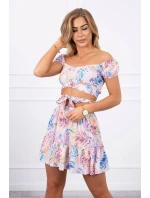 Púdrovo ružová kvetinová sada Púdrovo ružová kvetinová sada