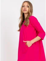 Dámske šaty RV SK 6274.36P Fuchsia - FPrice Dámske šaty RV SK 6274.36P Fuchsia - FPrice