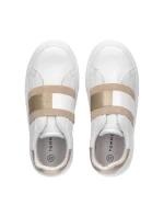 Dámska športová obuv W T3A4-32155-1383X048White with Gold - Tommy Hilfiger