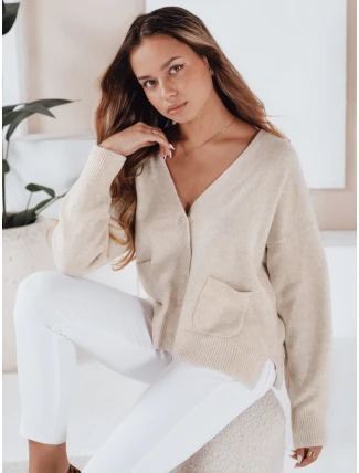 Dámsky sveter SORELIE ecru FashionStreet MY2510