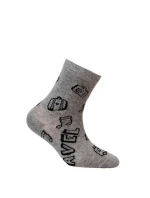 Chlapčenské vzorované ponožky Wola U24.P01;W24.P01 21-26 Chlapčenské vzorované ponožky Wola U24.P01;W24.P01 21-26