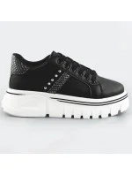 Čierne dámske tenisky sneakers "traktory" (88-25) Čierne dámske tenisky sneakers "traktory" (88-25)