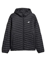 Pánska bunda 4F M0852 deep black 4FWSS26TDJAM0852 20S pánska