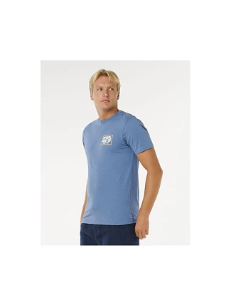 Pánske tričko RIP CURL Pacific Rinse Sunrise Tee, modré Pánske tričko RIP CURL Pacific Rinse Sunrise Tee, modré