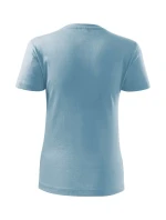 Klasické nové dámske tričko sky blue