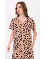 Dámske šaty s krátkym rukávom Leopard Home Dámske šaty s krátkym rukávom Leopard Home