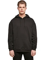 Build your Brand BB 006 Oversize mikina s kapucňou z hrubej bavlny 56.B006 biela