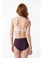 Dámske jednoduché maxi nohavičky Dark Purple - Julimex Dámske jednoduché maxi nohavičky Dark Purple - Julimex