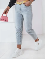 Dámske džínsové nohavice mom fit s opaskom JEANMOMENT FashionStreet UY2358 Dámske džínsové nohavice mom fit s opaskom JEANMOMENT FashionStreet UY2358