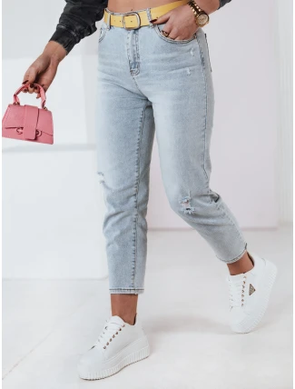 Dámske džínsové nohavice mom fit s opaskom JEANMOMENT FashionStreet UY2358 Dámske džínsové nohavice mom fit s opaskom JEANMOMENT FashionStreet UY2358