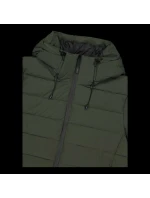 CMP pánska zimná športová bunda s kapucňou zateplená zelená (34K0167/F905)