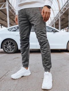 FashionStreet pánske svetlosivé tepláky UX4281