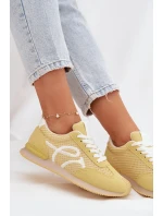 Sneakers Dámské Sportovní Žluté Tarlisse
