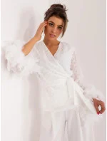 Dámska blúzka LK BZ 509522 1.20 biela - Lakerta