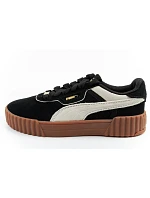 Puma buty sportowe damskie trampki Carina 3.0 skórzane czarne modne dámské
