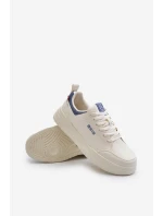 Sneakersy Męskie Memory Foam System Big Star NN174150 Jasnobeżowe