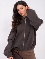 WT BL mikina A1460.19P tmavohnedá