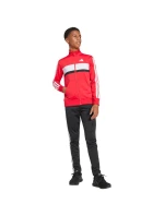 Detská tepláková súprava adidas Seasonal Essentials Tiberio 3-Stripes Tricot red/black JI6214