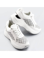 Biele dámske športové topánky (SG-137)