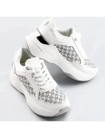 Biele dámske športové topánky (SG-137)